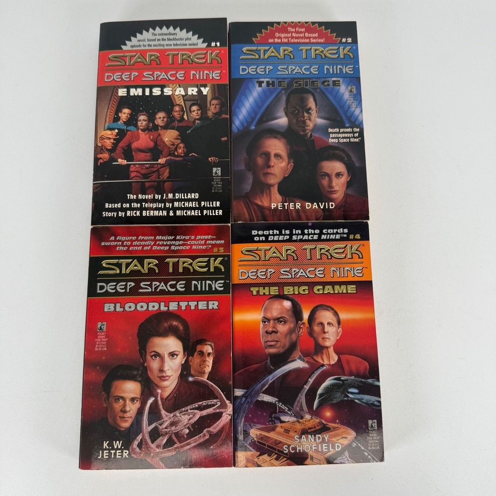 Star Trek Deep Space Nine Lot Of 4 Books #1-4‎